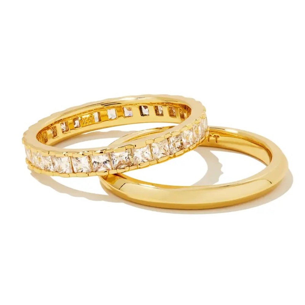 kendra scott white crystal ring